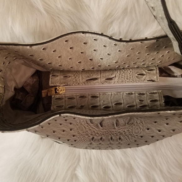 GREY CLASSIC EMBOSSED HOBO - Picture 7 of 8